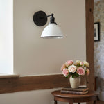 Load image into Gallery viewer, Conique Metal  Wall Sconce - White Metal Shade - Industrial Modern Lighting

