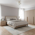 Load image into Gallery viewer, Vexrona Tiered Glass Shade Flush Mount – Contemporary Lighting for Bedrooms and Hallways