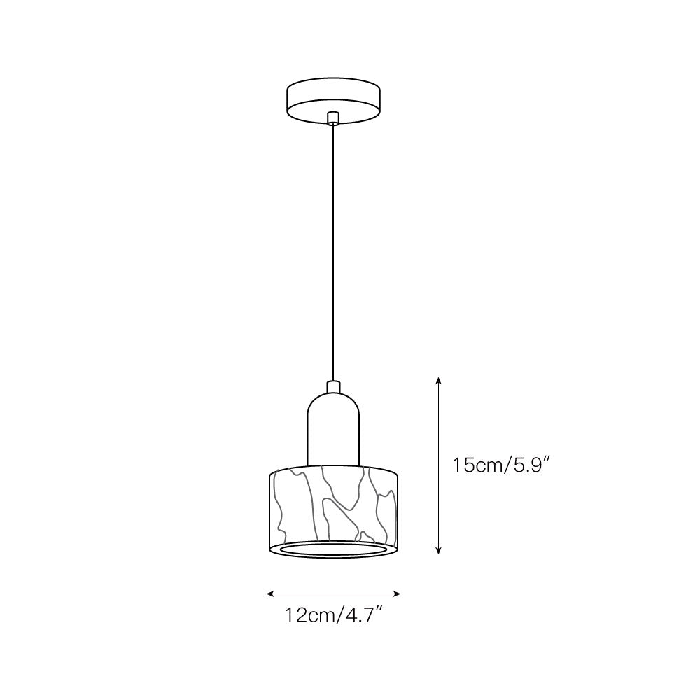 Suspension en marbre Dekum