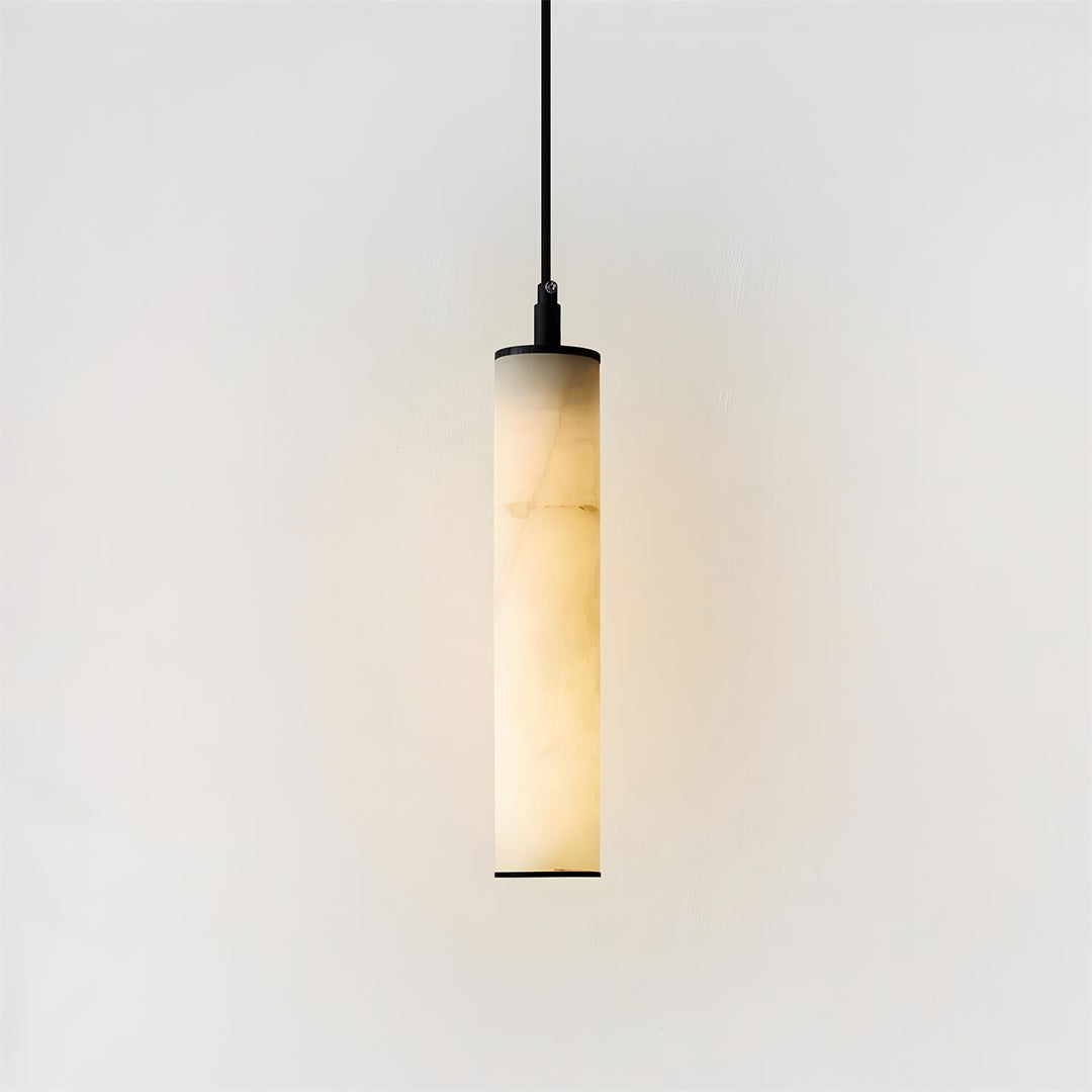 Calder Alabaster Rohr-Pendelleuchte
