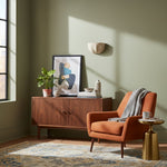 Afbeelding laden in galerijweergave, Loomis Wandlamp met Art-Deco Linnen Kap Moderne Wandkandelaar voor Woonkamer en Gang