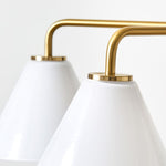 Load image into Gallery viewer, Conica Sculptural 5-Light Cone Chandelier - Modern Glass Lighting for Home
