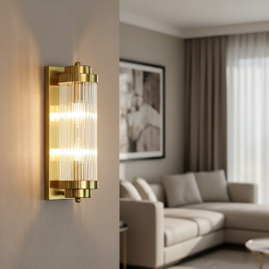 Luz de Pared Pilar Desplazado