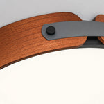Cargar imagen en el visor de la Galería, Walnut Full Spectrum Flush Mount Ceiling Light