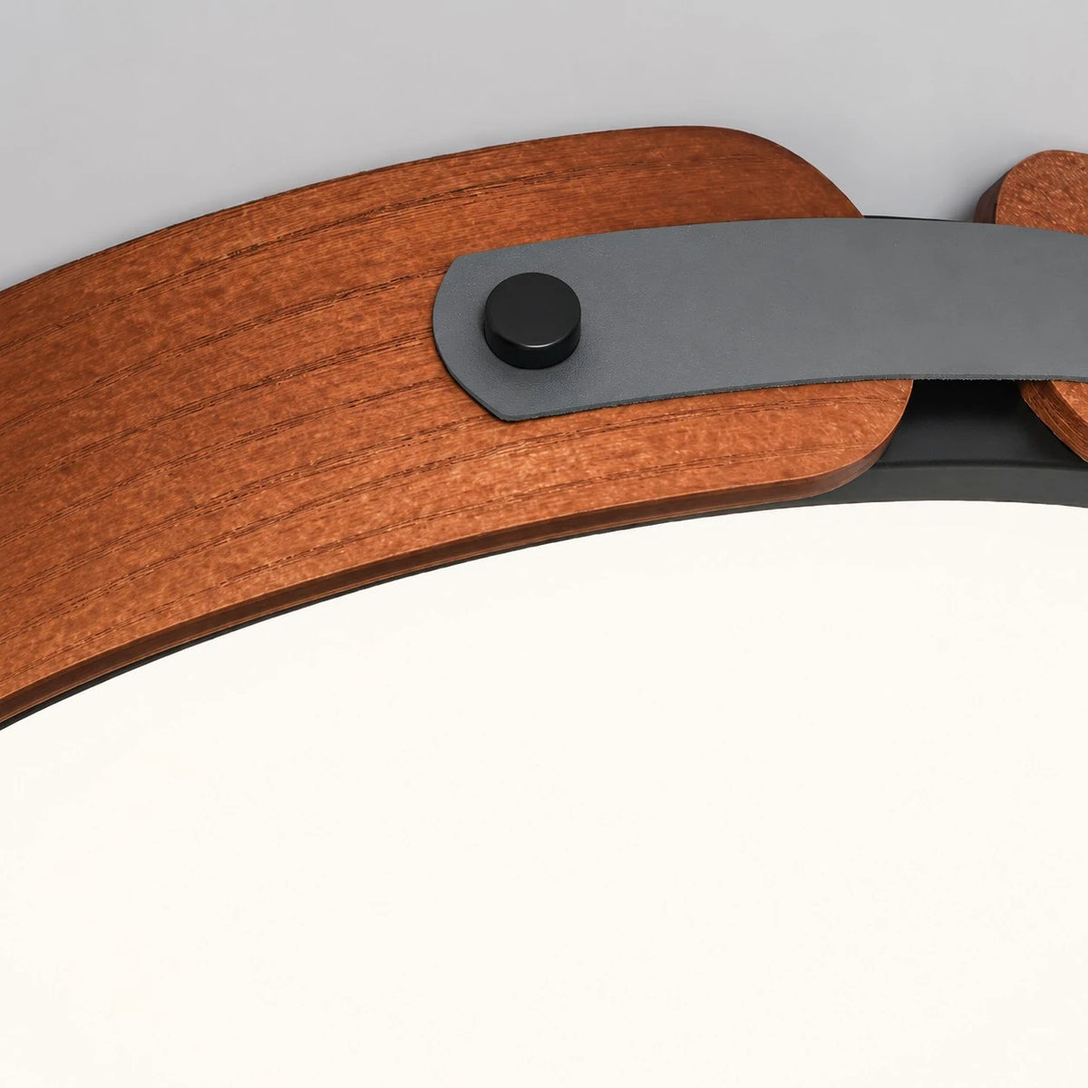 Walnut Full Spectrum Flush Mount Ceiling Light