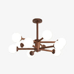 Afbeelding laden in galerijweergave, Orrise Moleculair Ontwerp Plafondlamp - Artistieke Tak Verlichting Kroonluchter voor Huisruimtes