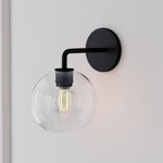 Load image into Gallery viewer, Selvion Artistic Globe Sconce Light - Handcrafted Glass Sculptural Wall Fixture
