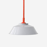 Carica l'immagine nella visualizzazione Galleria, Memphis pendant with light gray shade and red cord