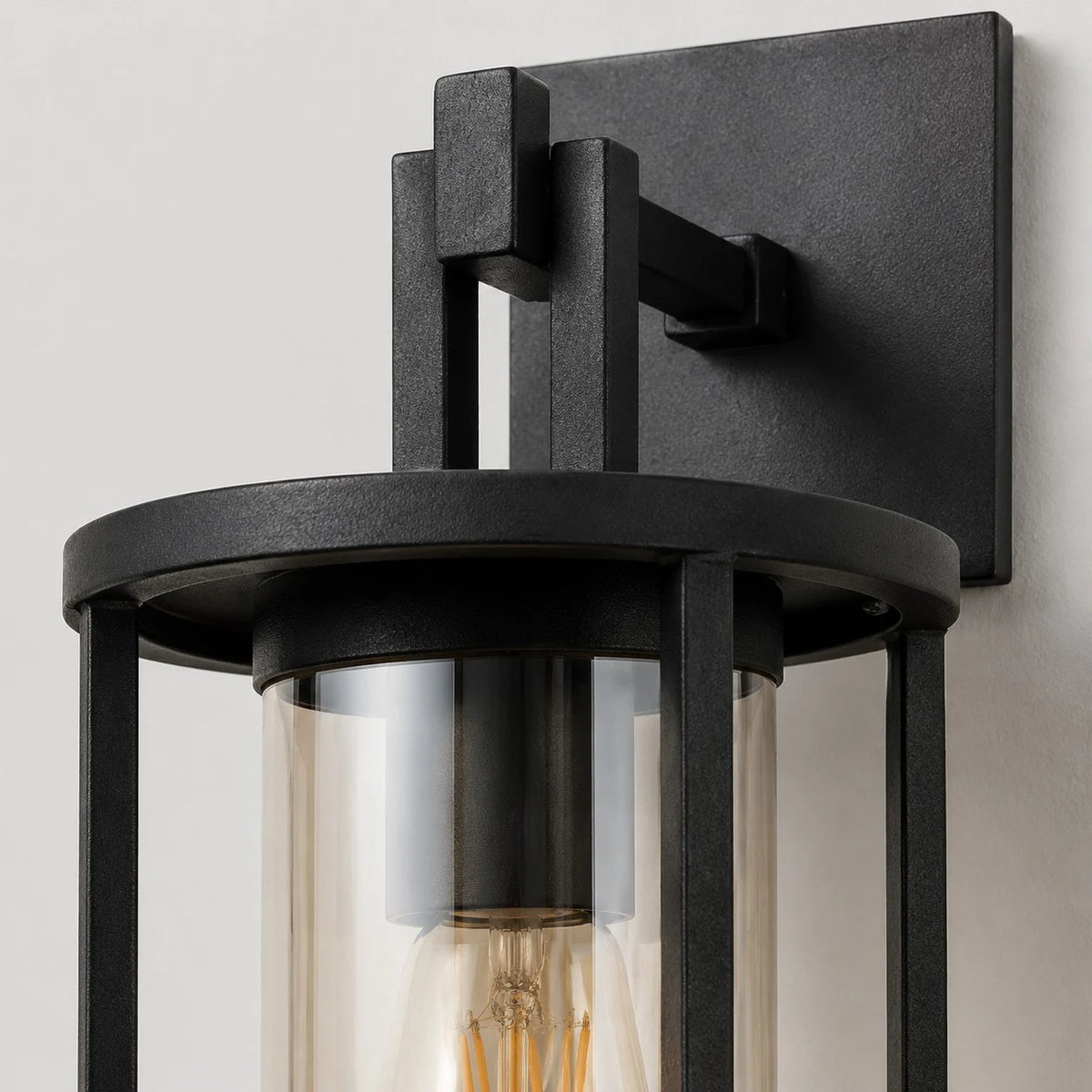outdoor wall lantern detail