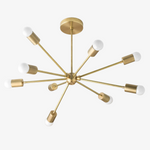 Load image into Gallery viewer, Mobilux Line Modern Chandelier - Mid Century Ceiling Light Fixture
