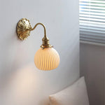 Load image into Gallery viewer, Brass Ceramic Wall Light
