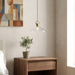 Afbeelding laden in galerijweergave, Lumicona Brede Kegel Hanglamp – Helder Glazen Ontwerp met Industriële Stijl voor Keukens U17