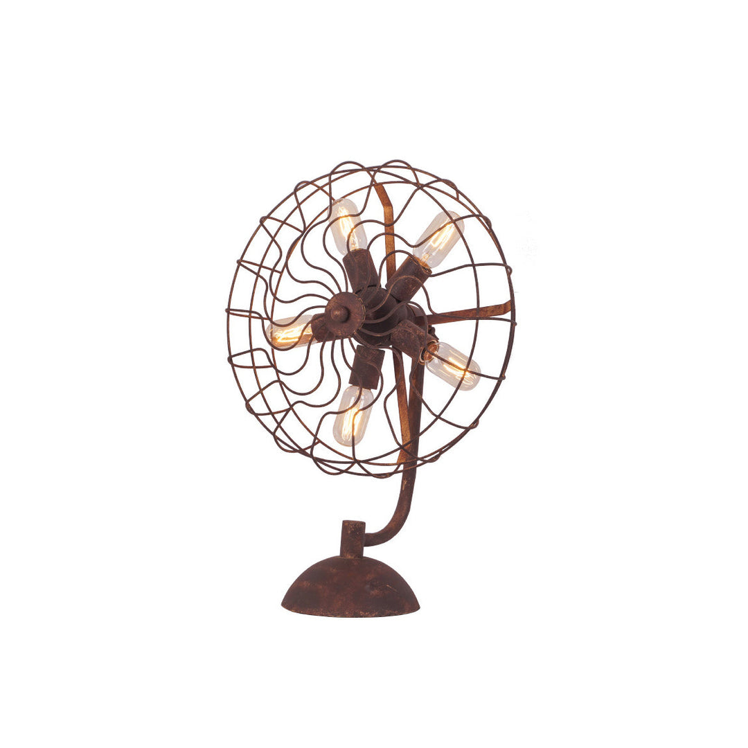 Tischlampe im alten Stil mit Ventilator
