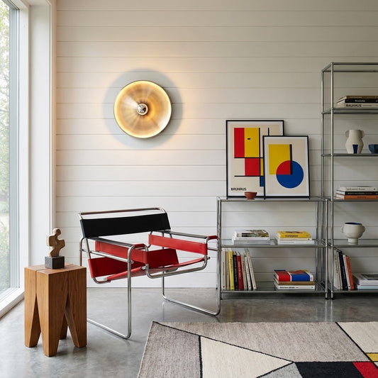 Plafón Disco de Estilo Espacial Elegante Zentvoxa – Luz Moderna Versátil para Pared y Techo