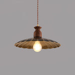 Load image into Gallery viewer, Brass Crest Pendant Light