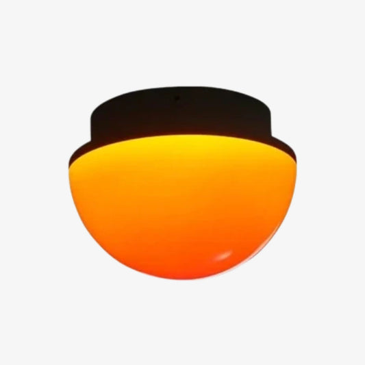Lámpara de Techo LED Acrílica Sunset Glow con Cúpula Ambiental para Sala y Dormitorio