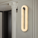 Bild in die Galerieansicht laden, Alabaster Loop Wandleuchte