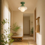 Afbeelding laden in galerijweergave, Vintage metalen plafondlamp
