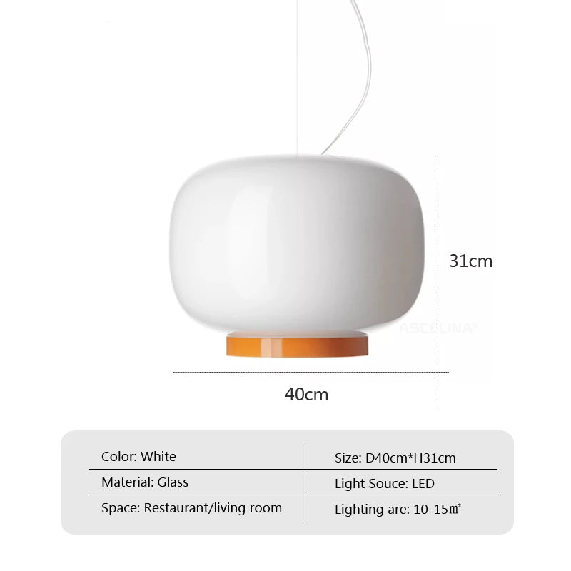 Chouchin Hängeleuchte Moderne LED Glas Pendellampe