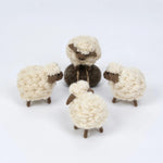 Załaduj obraz do przeglądarki galerii, handmade wool felt sheep figurine