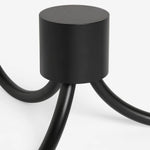 Afbeelding laden in galerijweergave, Cordove vloerlamp met drie taps toelopende kap – moderne minimalistische metalen stoffen lamp voor de woonkamer