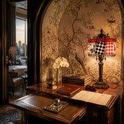 Alice Storybook Glass Table Lamp
