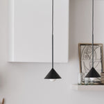 Load image into Gallery viewer, Brivana Adjustable Pendant – Cone Shade Light for Kitchen or Dining
