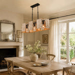 Carica l'immagine nella visualizzazione Galleria, Warm farmhouse pendant light above a dining table