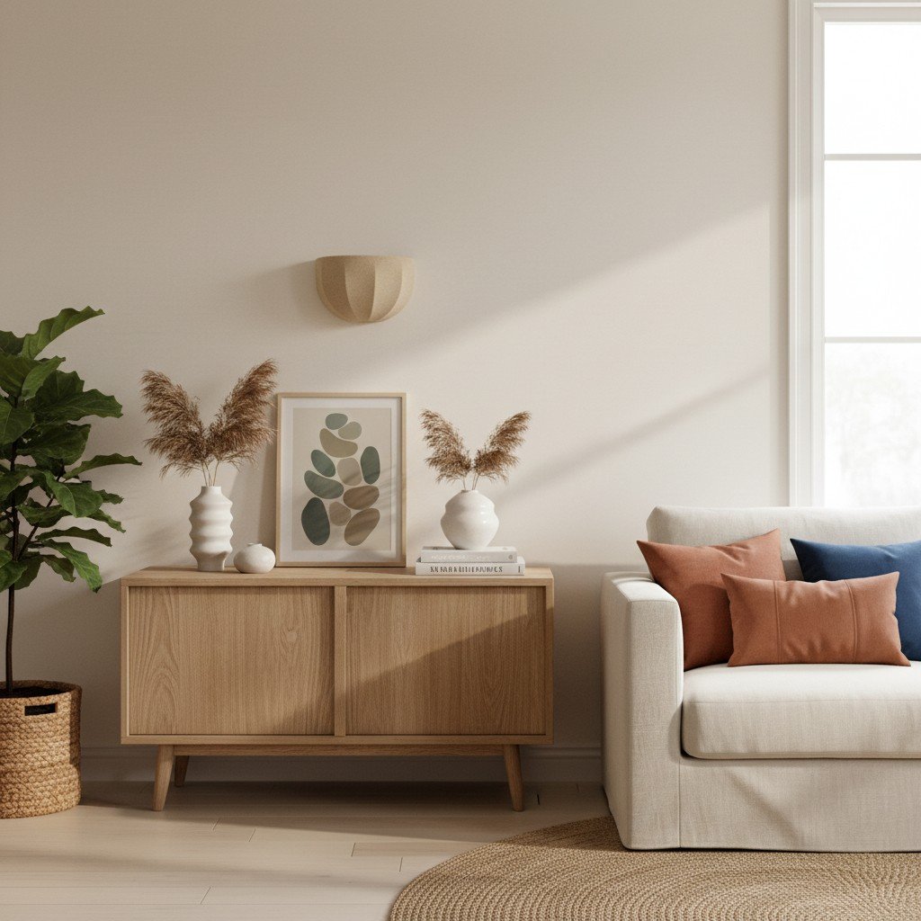 Loomis Wandlamp met Art-Deco Linnen Kap Moderne Wandkandelaar voor Woonkamer en Gang