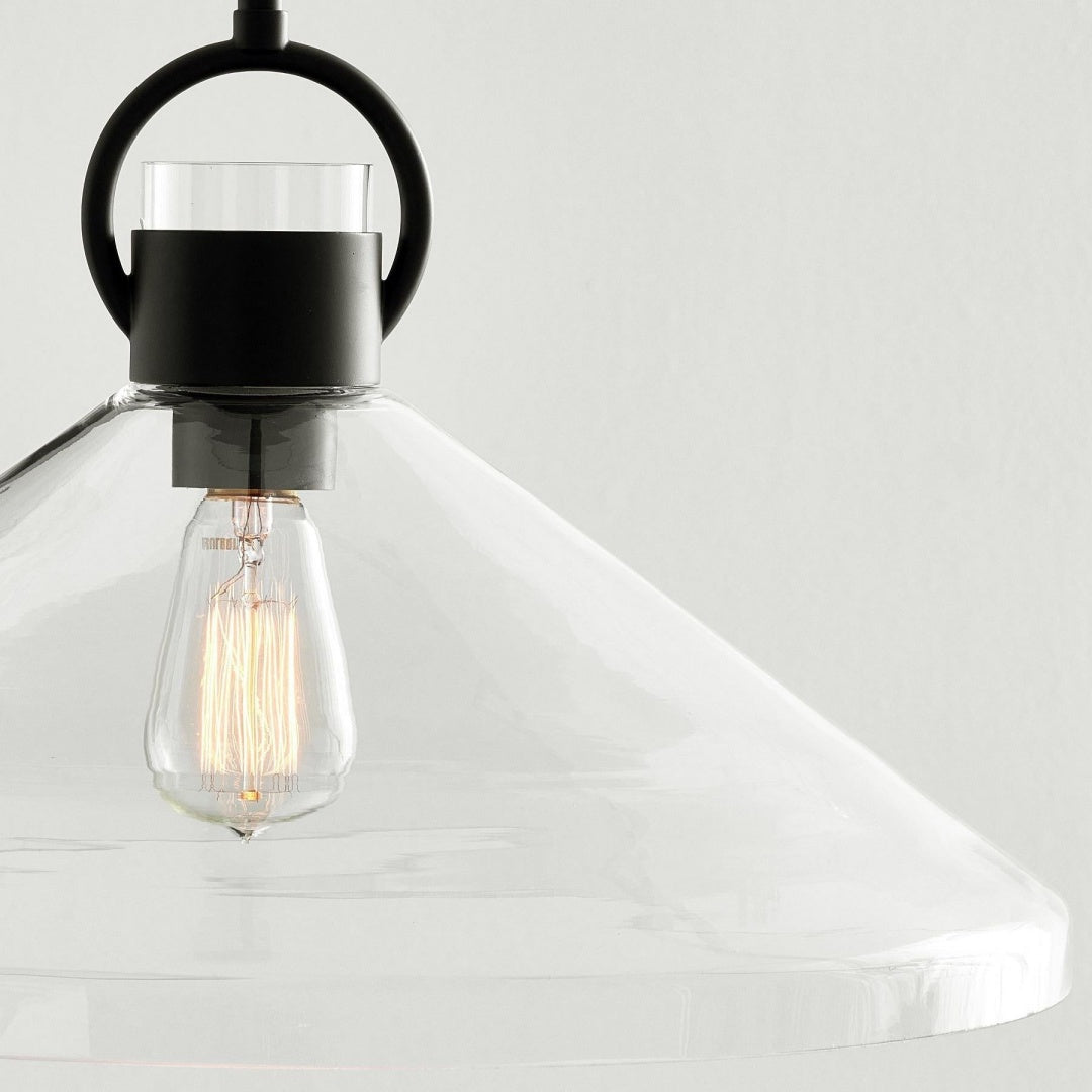 Suspension en Forme de Cône Orvessa – Luminaire Style Contemporain pour Cuisine ou Salon
