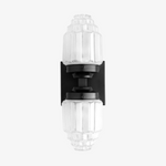 Load image into Gallery viewer, Tierlux Glass Art Deco Wall Sconce - Glass Frosted Globes with Skyscraper Globe
