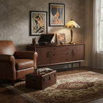 Afbeelding laden in galerijweergave, TiffStar Natuur Geïnspireerde Kunstglas Tafellamp - Glas-in-lood Bladpatroon voor Woondecoratie