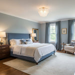 Load image into Gallery viewer, Lumvey Tiered Glass Flush Mount – Round Stacked Design for Modern Home