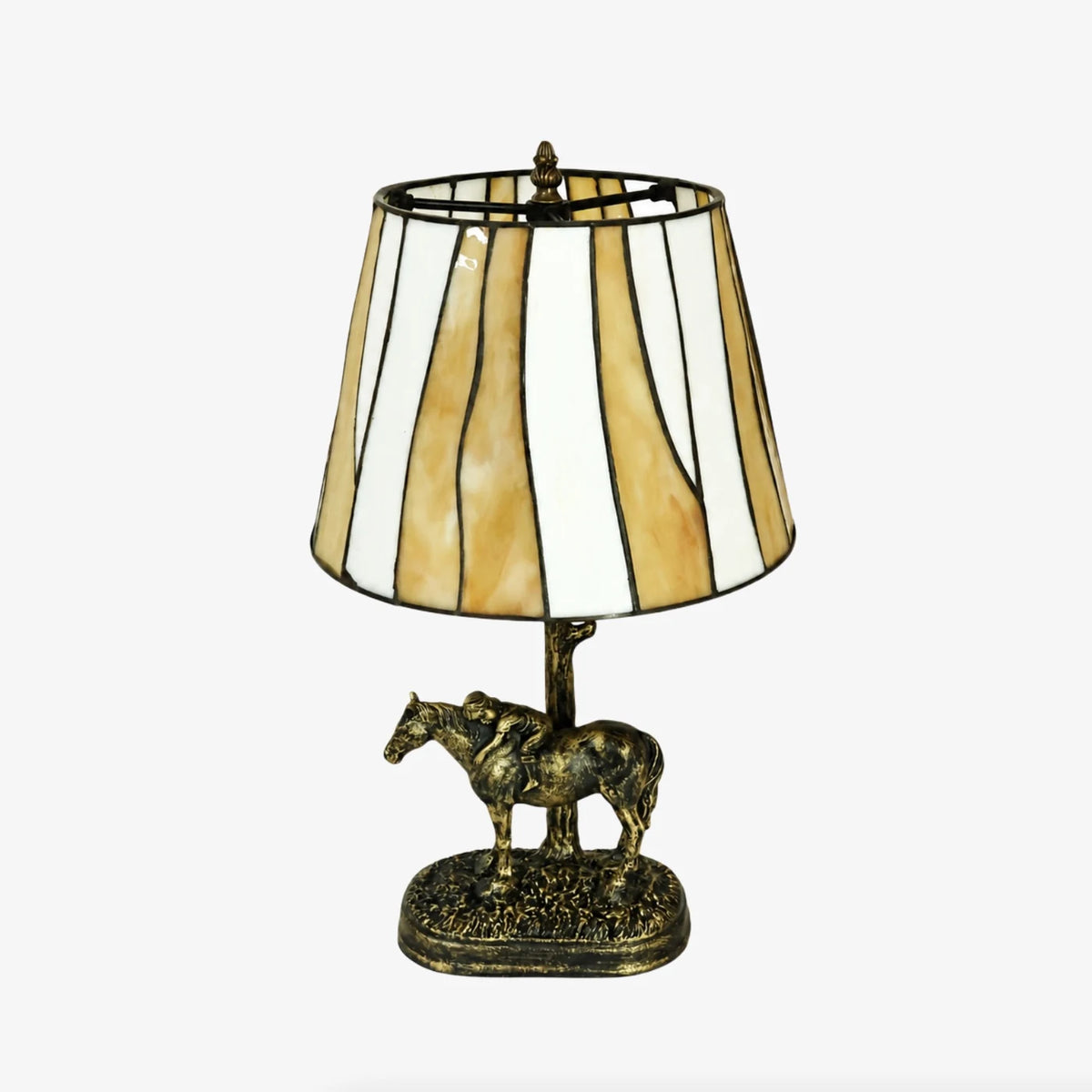 Tiffany-style stained glass table lamp product image