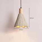 Cargar imagen en el visor de la Galería, Lámpara colgante LED retro crema estilo Wabi-Sabi
