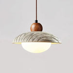 Load image into Gallery viewer, Wabi-sabi Style Travertine Cement Pendant Light