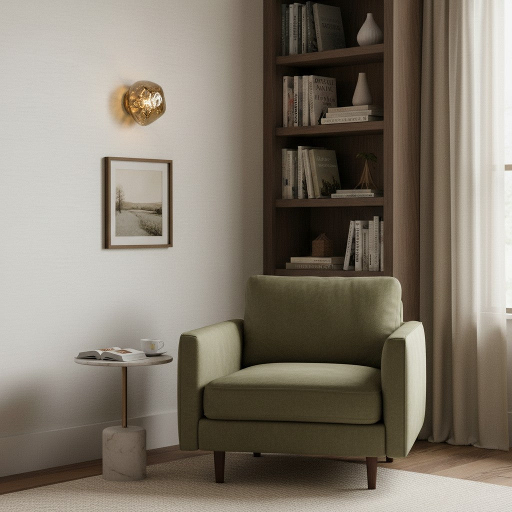 Glyador moderne effect wandlamp organisch oppervlaklicht voor woonkamer N27