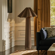 Lampada da terra scultorea Weavara – Design moderno transizionale per soggiorni e lounge