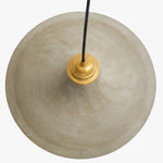 Bild in die Galerieansicht laden, Top view showing shallow wide pendant shade and cord connection