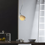 Bild in die Galerieansicht laden, Schicke Luminanz Alabaster-Pendelleuchte
