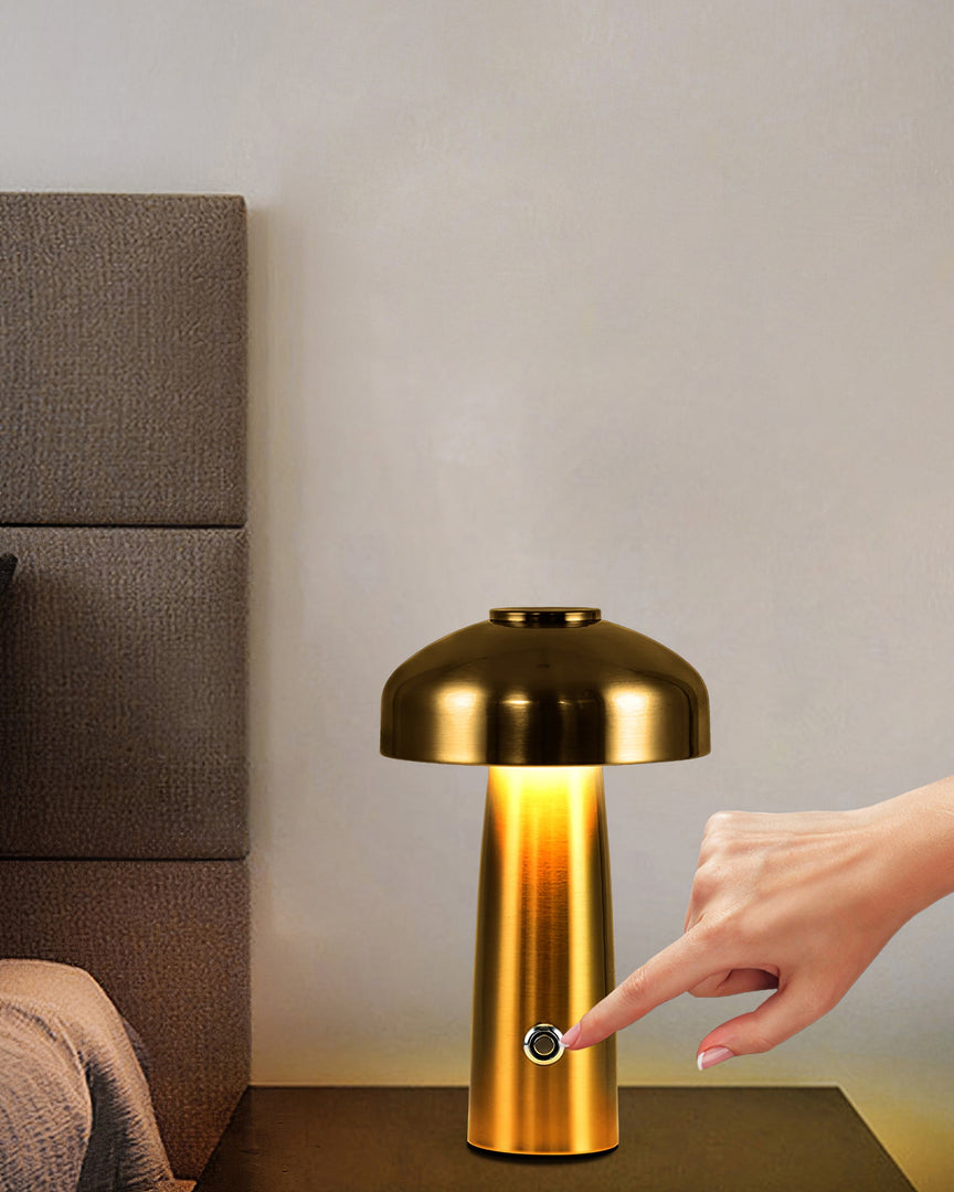 Lampada da tavolo Leon Mushroom (batteria integrata)