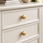 Afbeelding laden in galerijweergave, Hammered solid brass cabinet knob