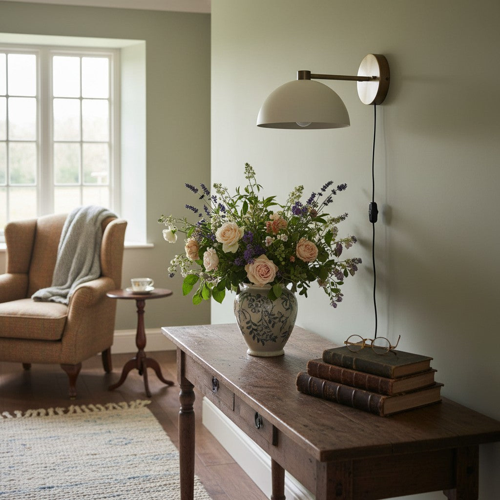 Metio Dual Cylinder Industrial Modern Wall Sconce for Living & Powder Room