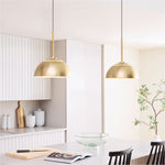 Load image into Gallery viewer, Parvion Modern Adjustable Sculptural Metal Pendant Light
