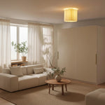 Cargar imagen en el visor de la Galería, Lámpara colgante con pantalla de lino Velura – Luz de techo moderna y de transición para comedores y cocinas