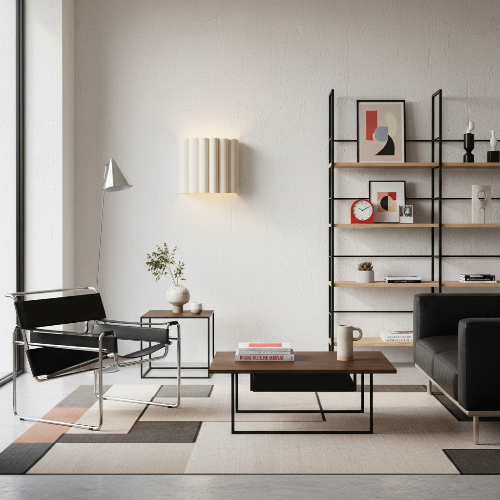 Velura Linnen Gevouwen Wandlamp - Stoffen Zacht Geplooid Ontwerp Sfeerverlichting voor Slaapkamer of Gang