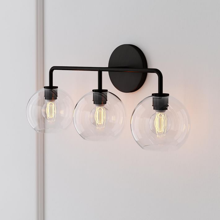 Selvion Artistic Globe Sconce Light - Handcrafted Glass Sculptural Wall Fixture