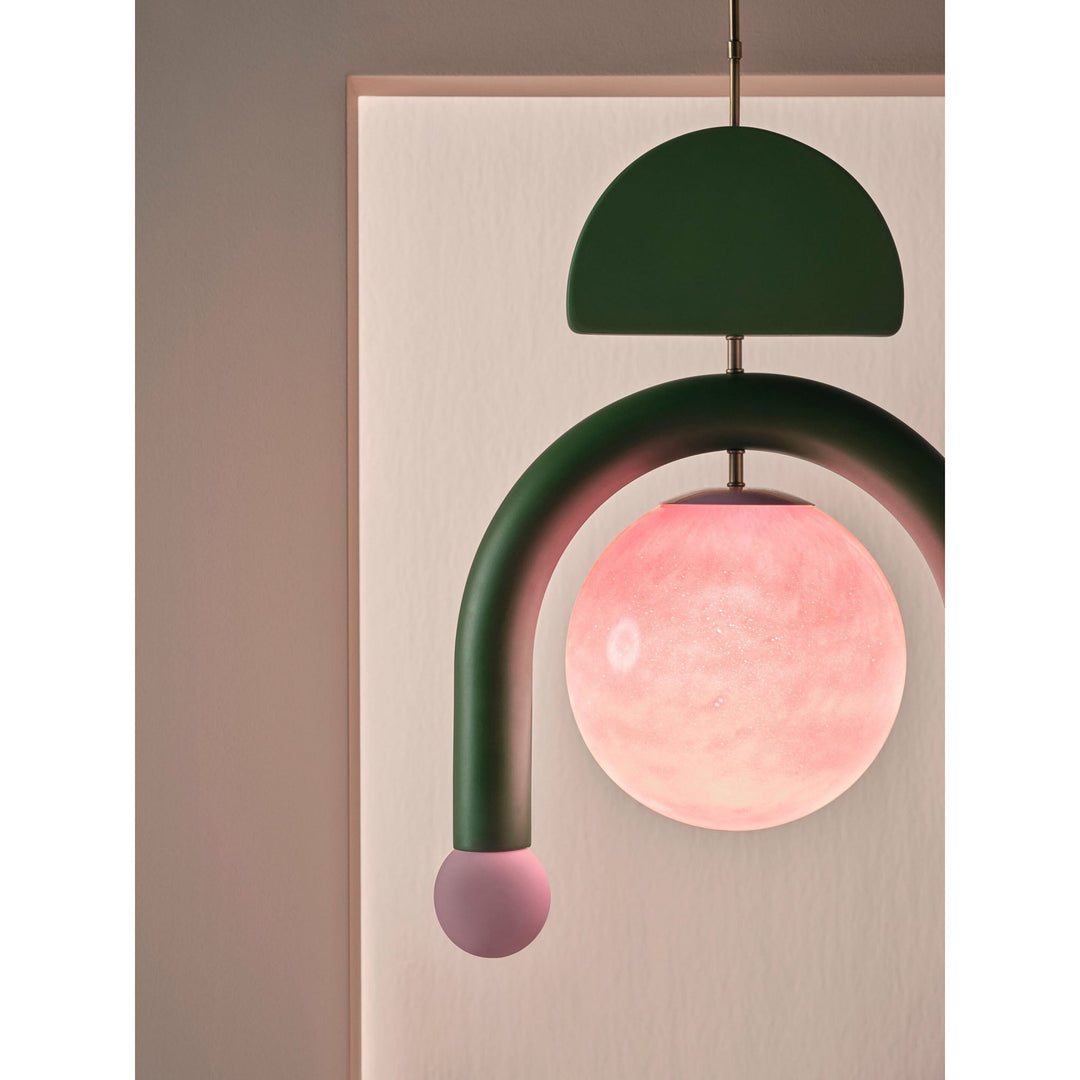 Lampa wisząca Eirene ze szkła