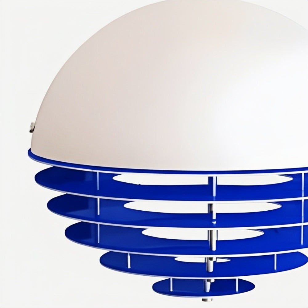 Afterglow Moderne Gelaagde Acryl Zonsondergang Hanglamp voor Woonkamer en Slaapkamer