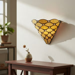 Afbeelding laden in galerijweergave, TF Pearl Elegante glazen wandlamp – wandkandelaar voor lounge, slaapkamer of gang